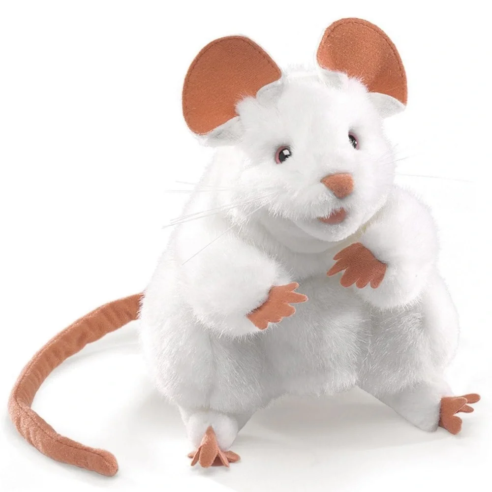 NWT Folkmanis Mouse Hand Puppet - set of 2!